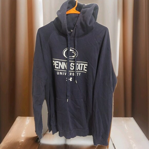 Penn State Under Armour XL Hooded Fleece NCAA Football - Picture 1 of 6